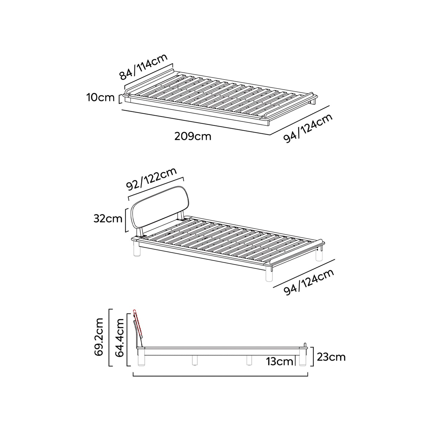 Building Blocks Modular Montessori Floor Bed