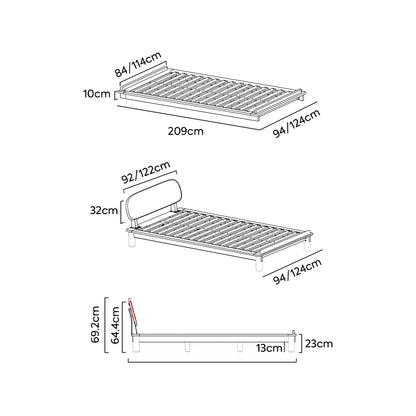 Building Blocks Modular Montessori Floor Bed