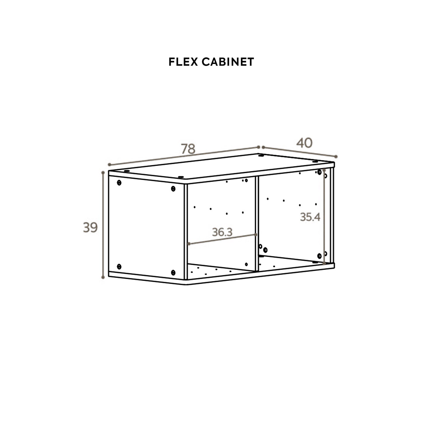 Cube Montessori Flex Cabinet