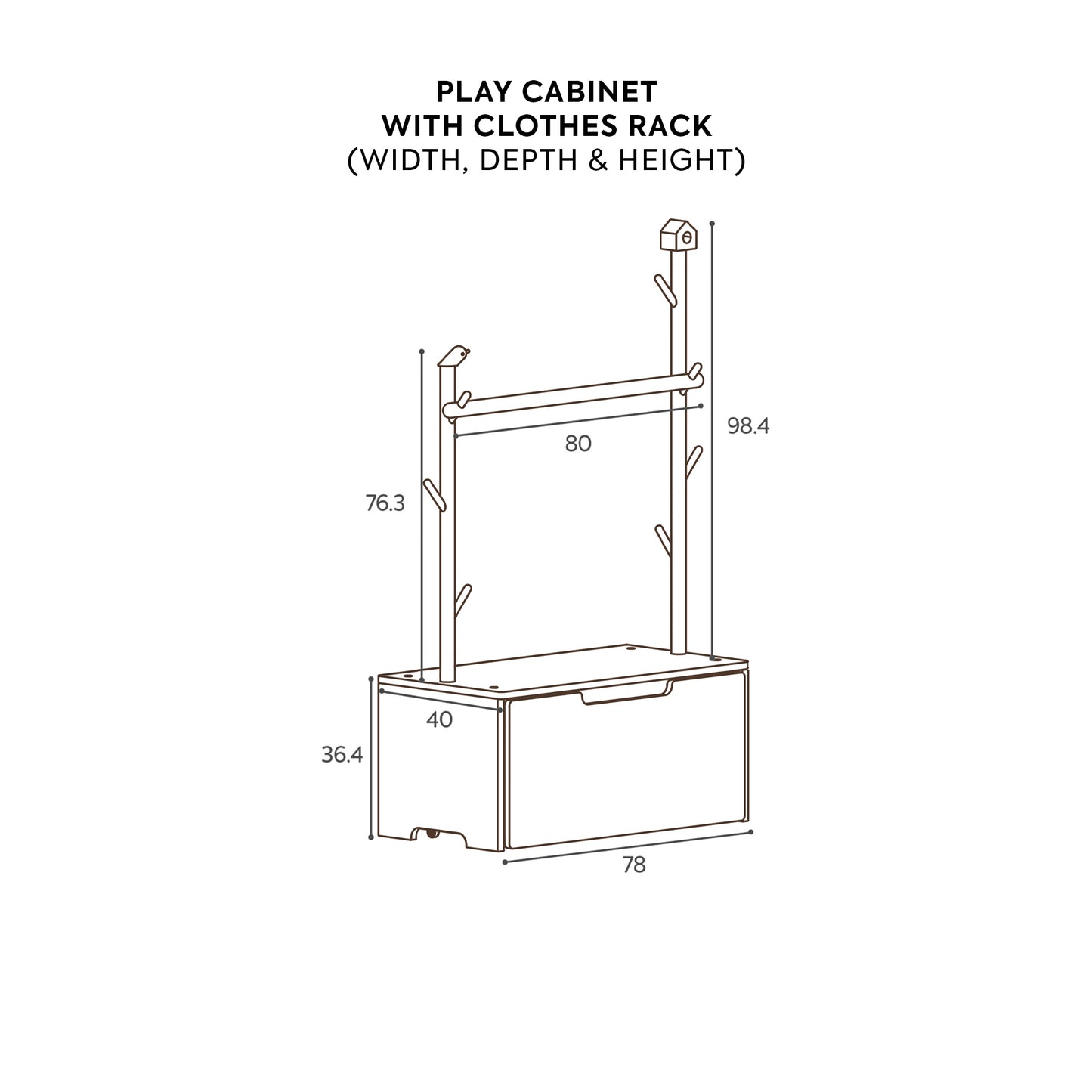 Cube Montessori Play Cabinet