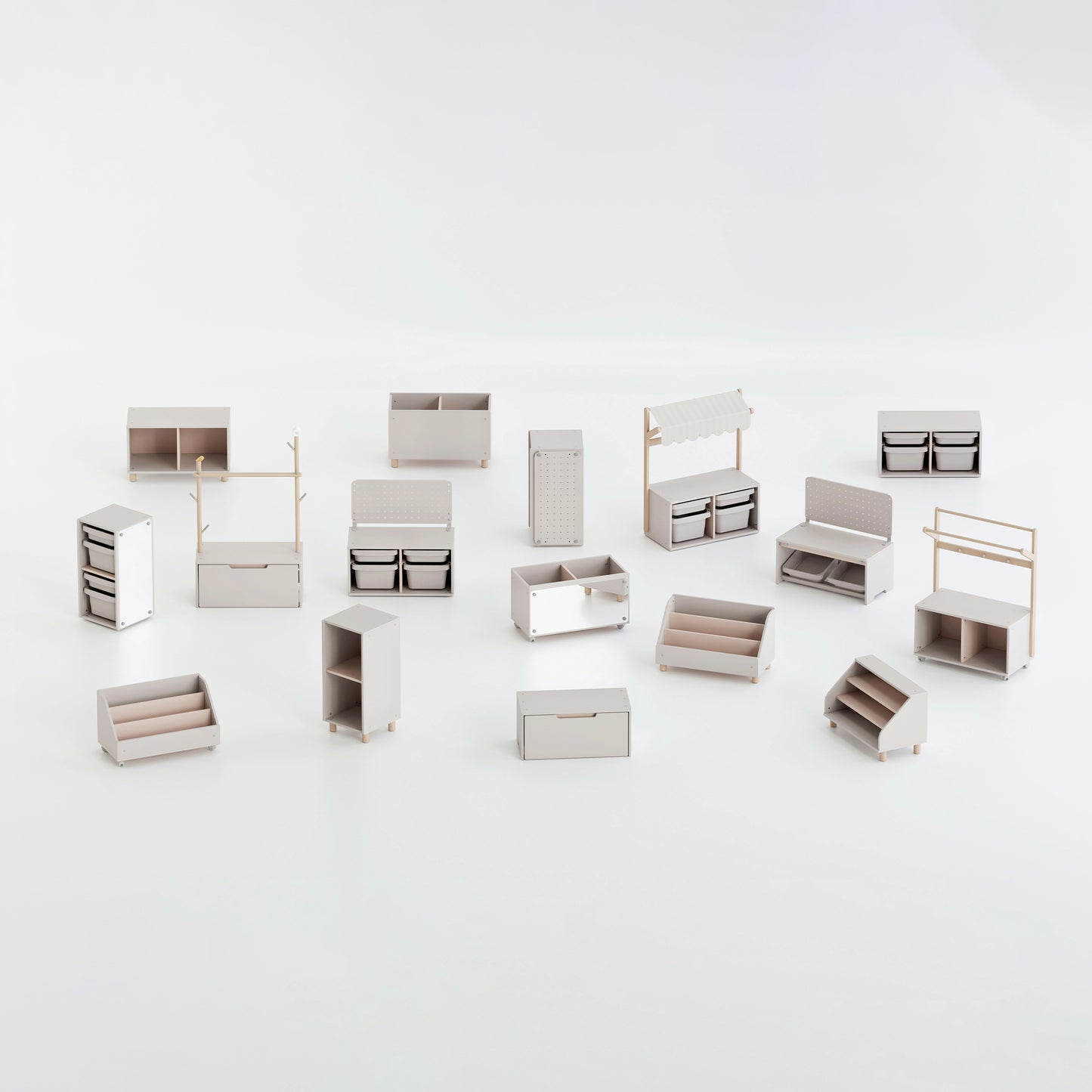 Cube Montessori Storage System Accessories