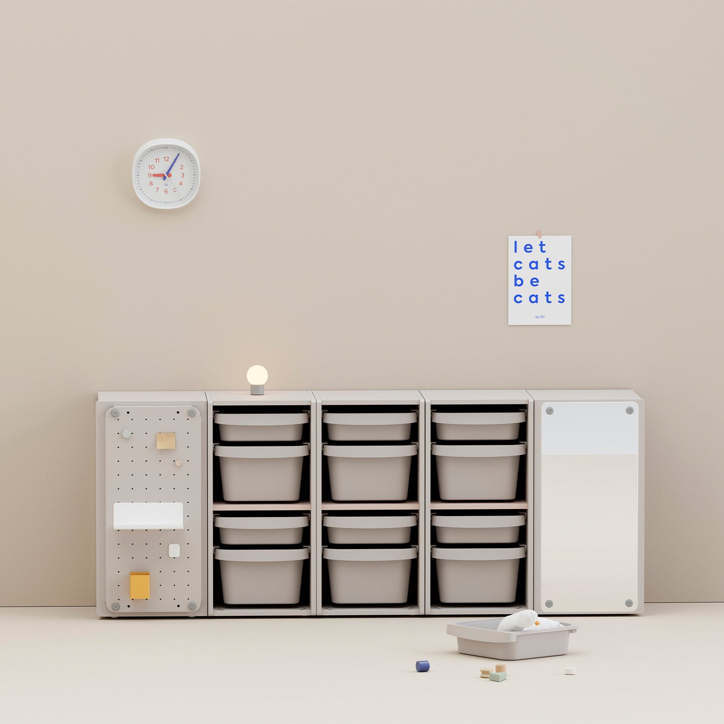 Cube Montessori Storage System Accessories