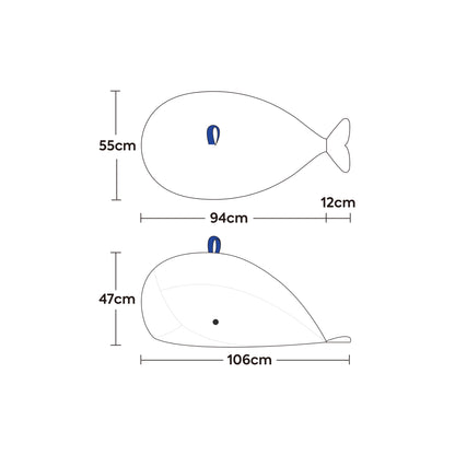Eco Whale Beanbag