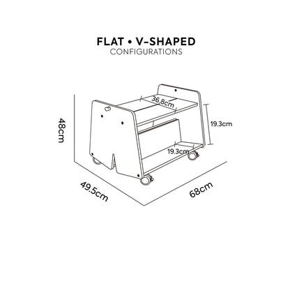 Little Pants Mobile Bookshelf