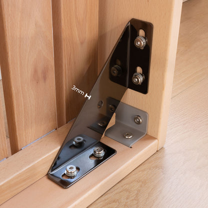 No. 1 Montessori Bed with Colourblock Padded Headboard