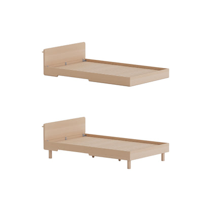 No. 1 Bed with Wooden Headboard