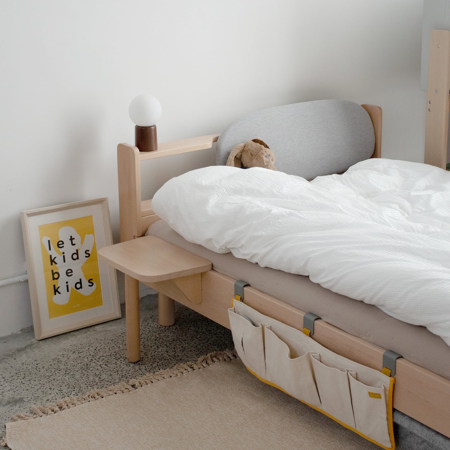 No. 1 Montessori Bed with Padded Headboard