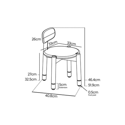 Snowy Paws Adjustable Play Table & Chair