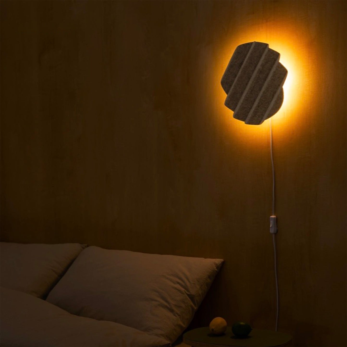 Solar Eclipse Felt Wall Lamp