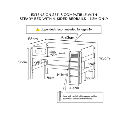 Steady Bed Extensions