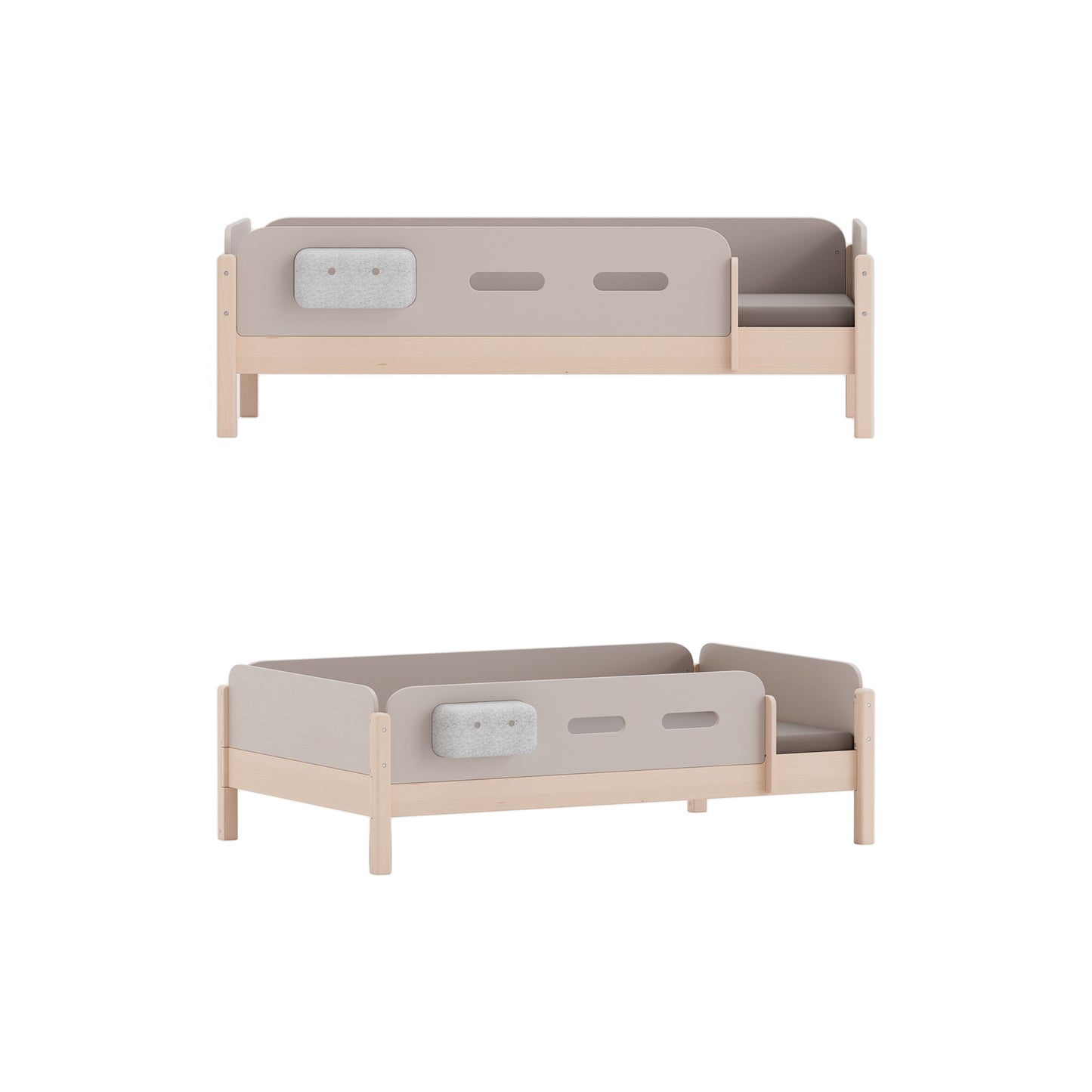 Steady Bed with 4-sided Bedrails