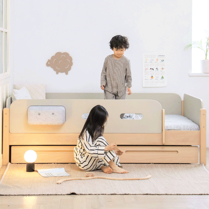 Steady Bed with 4-sided Bedrails