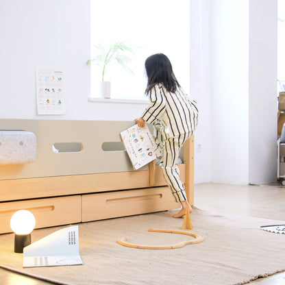 Steady Bed with 4-sided Bedrails