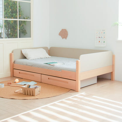 Steady Children's Bed with 4-sided Bedrails