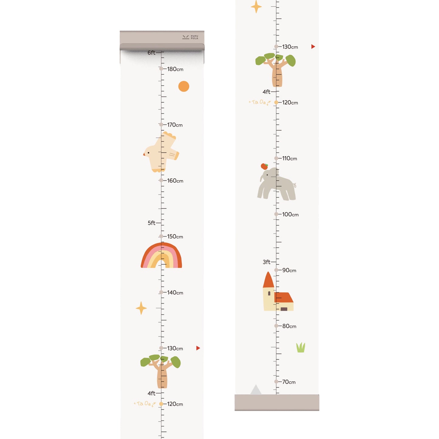 Ta Da Height Growth Chart
